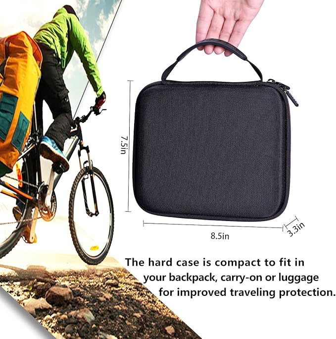 LTGEM EVA Hard Case Compatible with Dremel Versa Cleaning Tool- Grout Brush- Bathroom Shower Scrub- Kitchen & Bathtub Cleaner - Travel - Protective Carrying Storage Bag