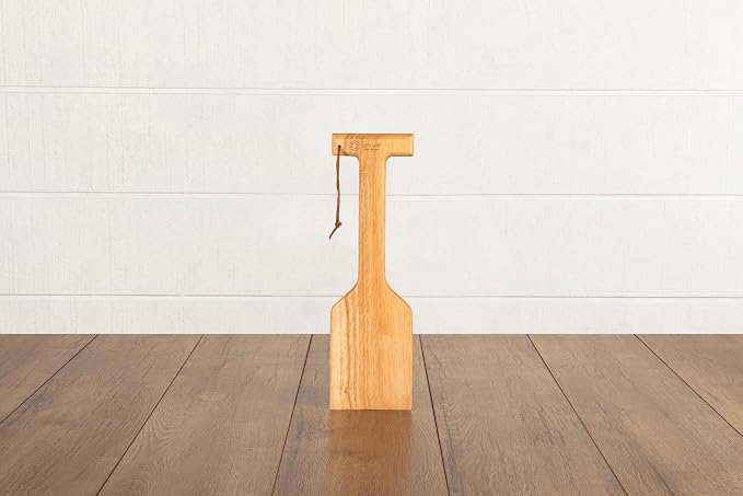PICNIC TIME NCAA Unisex-Adult NCAA Hardwood BBQ Grill Scraper with Bottle Opener