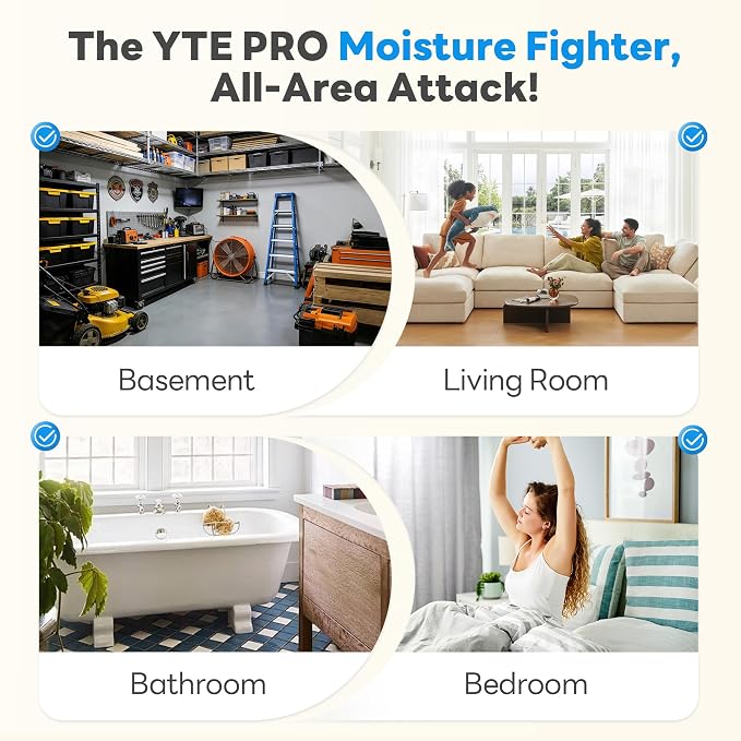 34Pint Dehumidifier for 2500Sq.Ft, Compressor Dehumidifiers for Home, Front LED Digital Humidity Display&Quiet Dehumidifier for Basement, Bedroom, Bathroom, with 6.56FT Drain Hose DH1800S