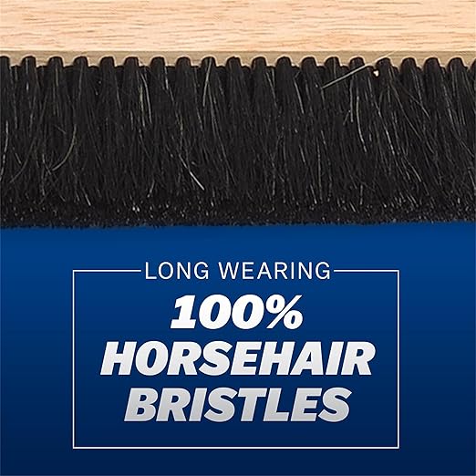 MARSHALLTOWN 18 Inch Wood Backed Concrete Broom, Horsehair Bristles, Made in The USA, 6596