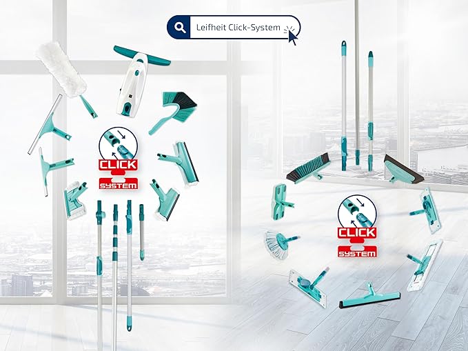 Leifheit Mop Press Professional Evo with Handy Integrated Wheels