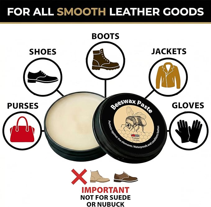 JobSite The Original Boot Scrubber and Beeswax Paste Bundle