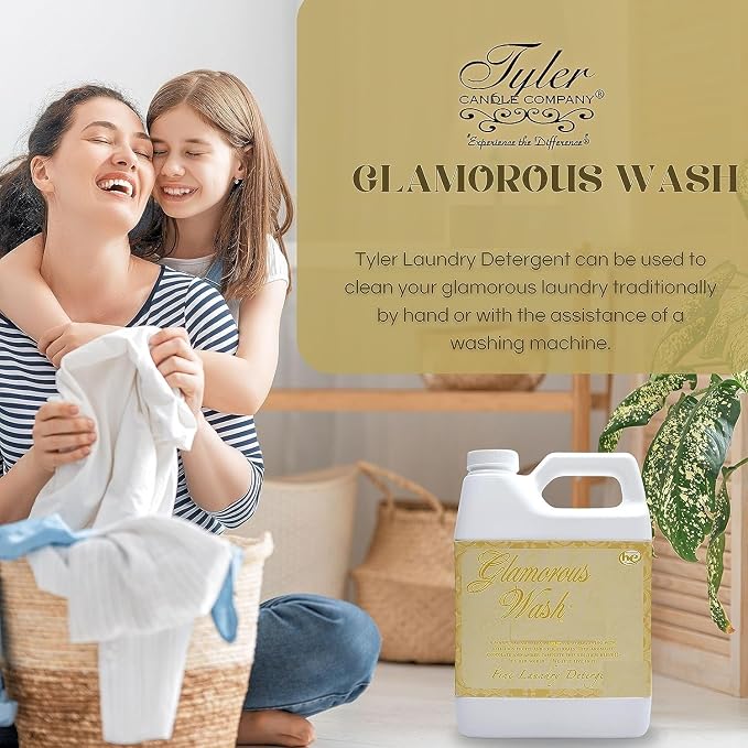 Tyler ENTITLED Glamorous Fine Laundry Detergent, 32 Fl Oz (Pack of 1) w/Dryer Sachet Pouch x