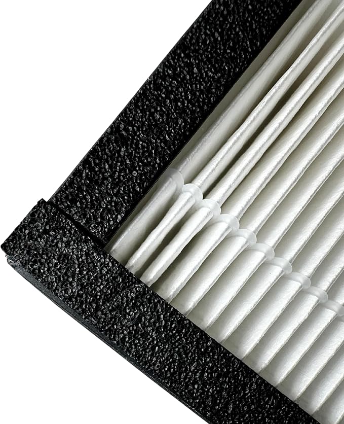 Nispira 1183050K WPPRO2000 Replacement Filter HEPA For Whirlpool Whispure Pro 2000 Air Purifier WPPRO2000B WPPRO2000P WPPRO2000M, 2 Packs