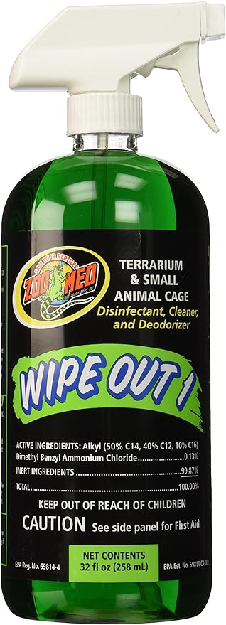 Zoo Med Wipe Out 1 Disinfectant, 32 oz