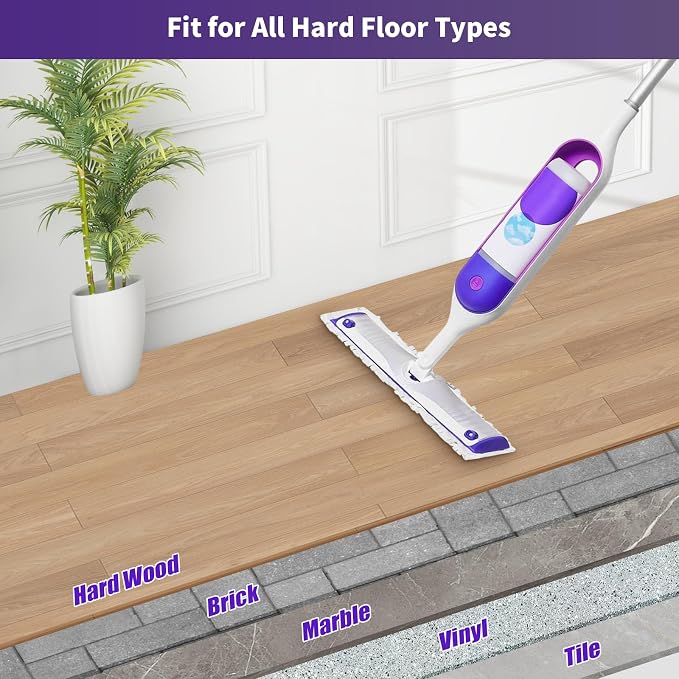 26 Pack Disposable Mopping Pads Refills for Swiffer PowerMop, Replacement with Power Mop Refills Power Mop Pads, Spray PowerMop Mopping Pad Refills for Floor Cleaning