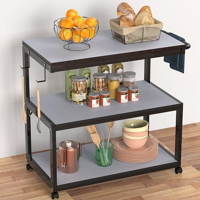 Shelf Liners for Kitchen Cabinets Refrigerator Liners Waterproof Kitchen Cupboard Liner Non-Slip Drawer Mats EVA Material Non Adhesive Fridge Mats for Shelves - Clear 11.8 x 393.7 Inches