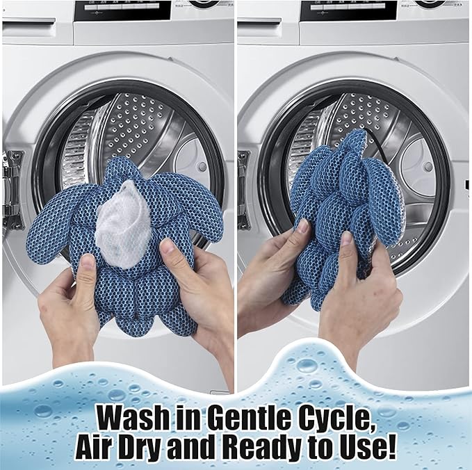 ANSLCA Hot Tub Scum Absorber, 2 Pack Scum Turtle Hot Tub Cleaner Hot Tub Sponges to Soak up Oils- Must Have Hot Tub Accessories for Adults Hot Tub Scum Sponge- Keeps Your Hot Tub Water Clean and Clear