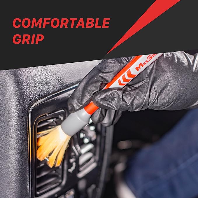 Maxshine Large #14 Universal Ultra Soft Detailing Brush – Professional Brush for Interior, Exterior, Leather Seats, Engine Bay & Wheels – Premium Car Care Detailing Tool