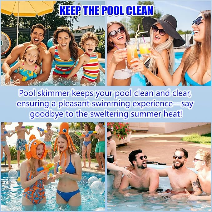 New Above-Ground Pool Skimmer, Thru-lWall-Mounted Above-Ground Pool Skimmer (with Accessories) Opening Width 6-Inch Replaces SP1091LX Above-Ground Pool Skimmer for Standard Pools Wall Openings | Universal Above Ground Pool Skimmer,Superior materials,