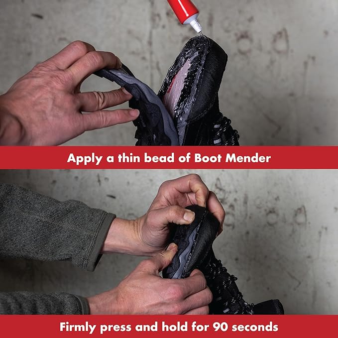 JobSite Boot Scraper and Boot Mender Shoe Glue Bundle