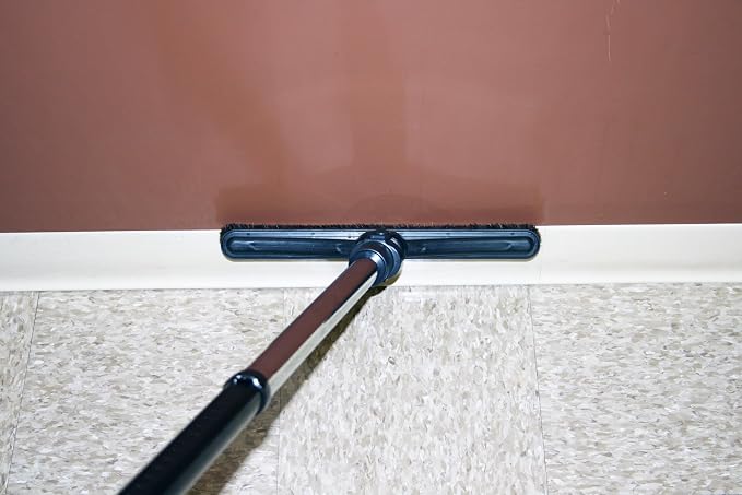 Cen-Tec Systems 35174 Sidewinder 15 Inch Hard Floor Vacuum Brush with 1.5-Inch Neck, Black, 15" Hard Floor Brush