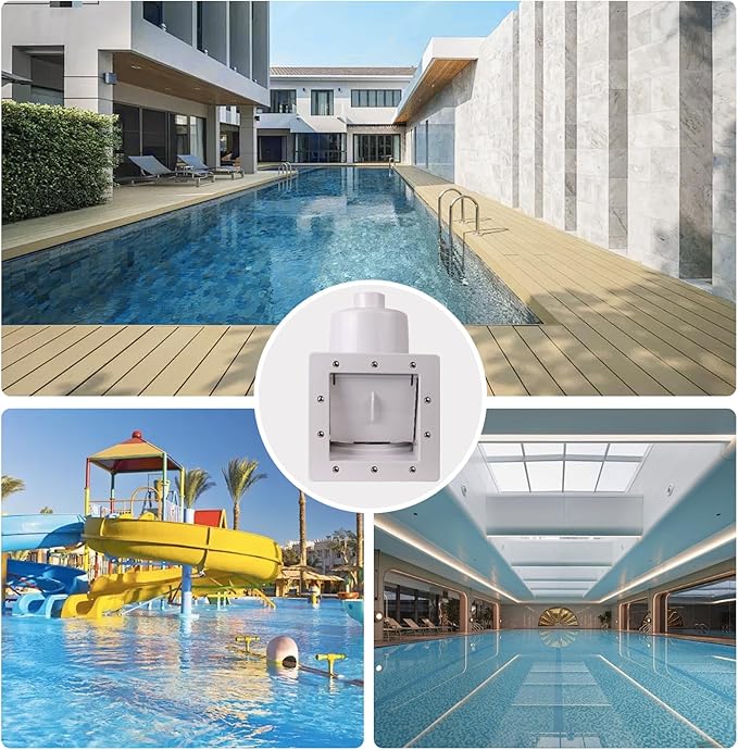KTWT 284102 Standard Thru-Wall Skimmer w/Return Fitting for Hayward Skimmer Above Ground Pools (1 Set)