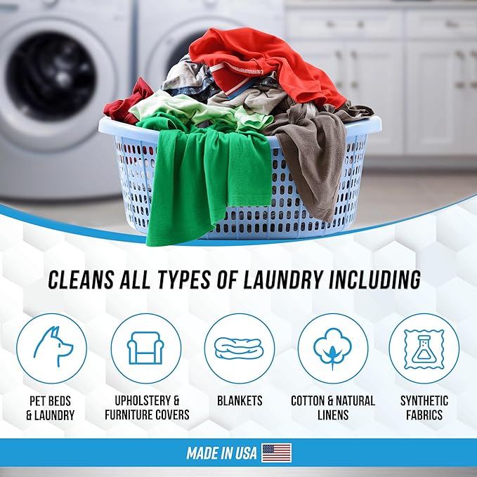 ACTIVE Swedish Dishcloths and Enzyme Laundry Booster - Includes 12ct Cellulose Sponge Cloths and 2lb Enzymatic Laundry Booster Powder