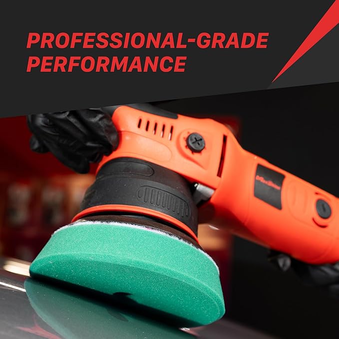 MaxShine 5.2” High Pro Heavy Cutting Foam Pad 4-Pack – DA/RO Polisher Compatible – Professional Car Detailing Pads for Cutting, Polishing & Finishing – Bendable, Washable & Reusable