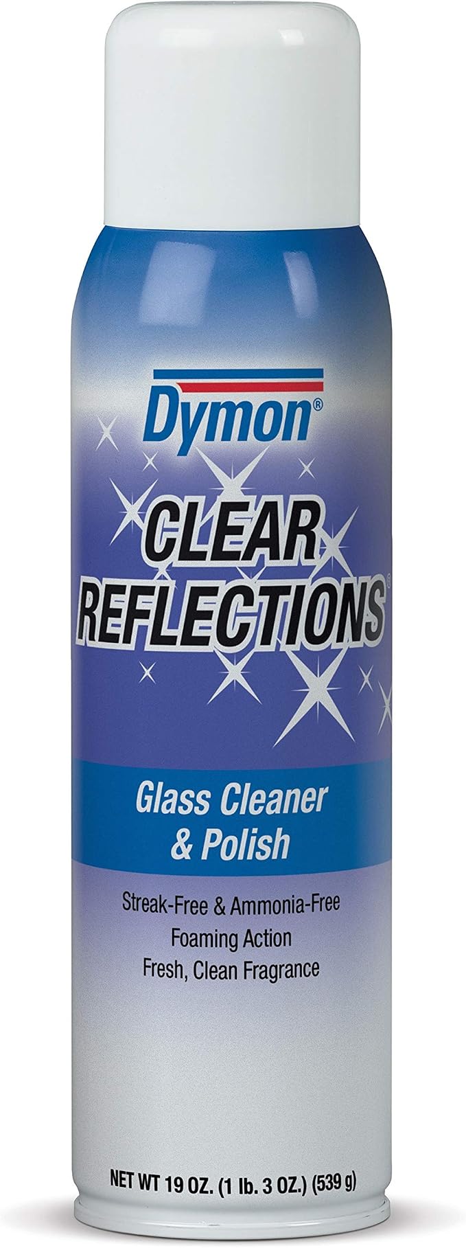 Dymon Clear Reflections Mirror And Glass Cleaner, 20 Oz Aerosol Spray, 12/carton