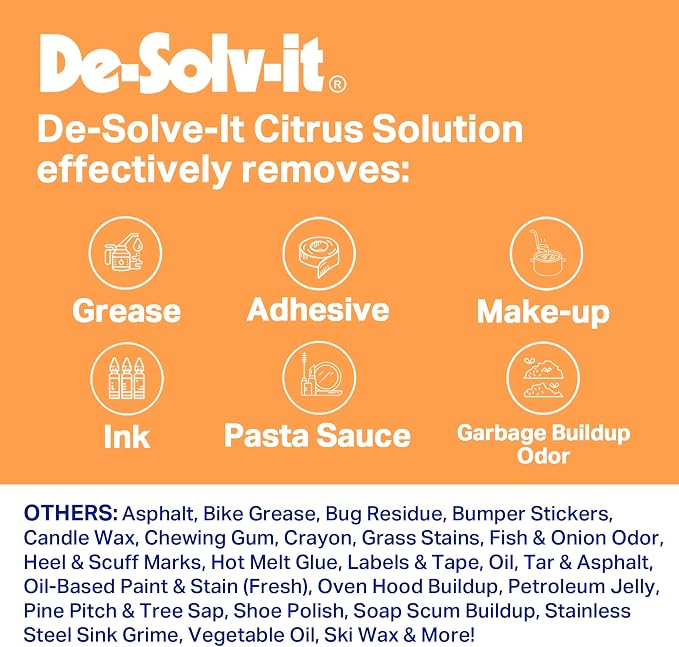 Orange-sol 10497 De-solv-it Citrus Solution Spray, 32 Oz