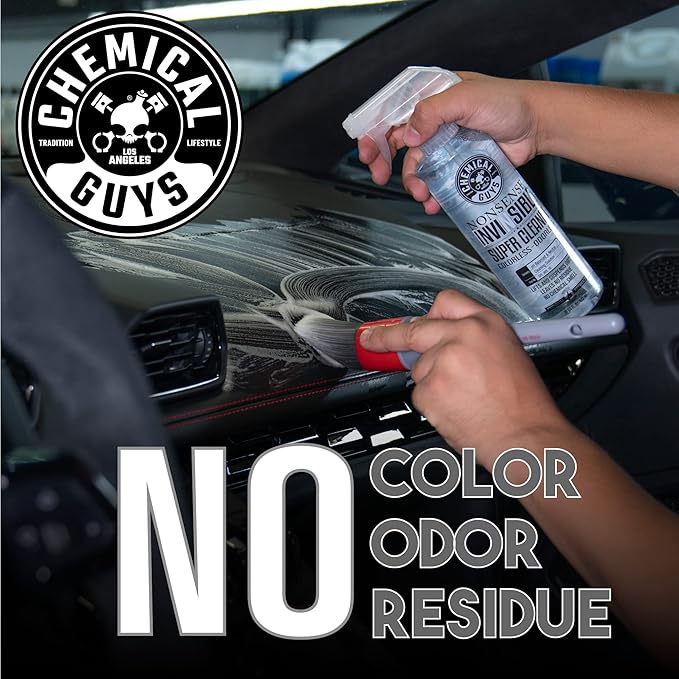 Chemical Guys SPI_109_16 Leather Cleaner and Leather Conditioner Kit for Use on Leather Apparel, Furniture, Car Interiors & More & SPI_993_16 Nonsense All Surface Cleaner Safe, 16 fl. Oz, Unscented