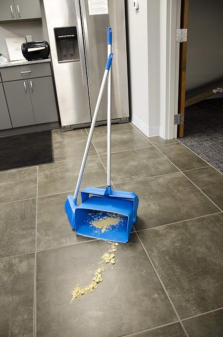 Remco Lobby Dust Pan and Broom Set,Blue 62503-1 Each