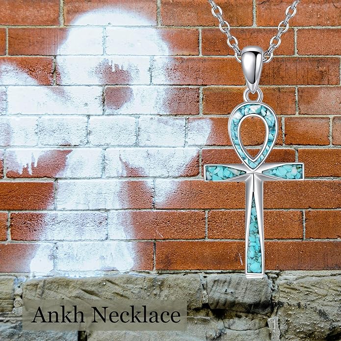 ONEFINITY Religious Cross Pendant Necklace Sterling Silver Origami Cross Pendant Gifts for Women Men Jewelry