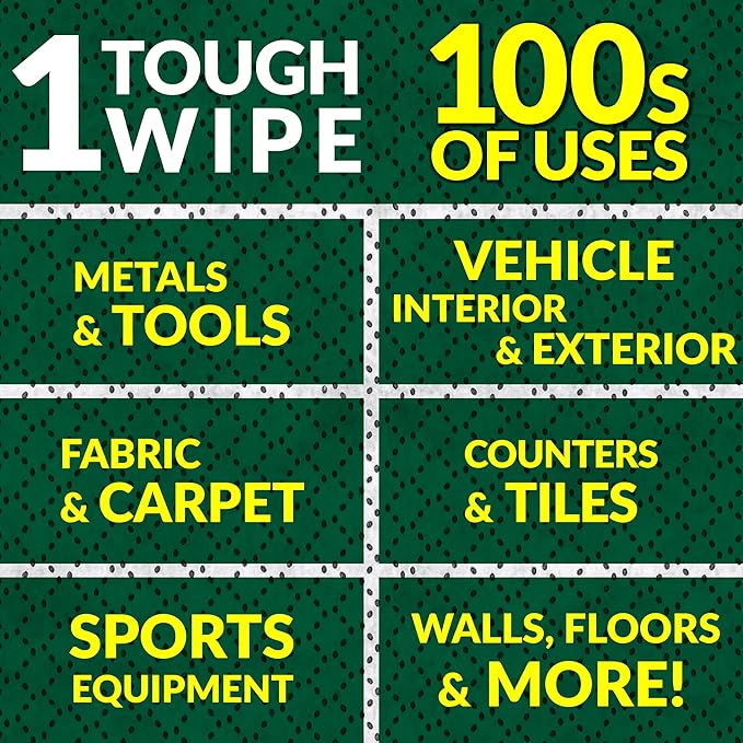 Simple Green Professional Grade Heavy-Duty Cleaning and Degreasing Towels,All-Purpose Cleaning Wipes,75 Count (Pack of 6)