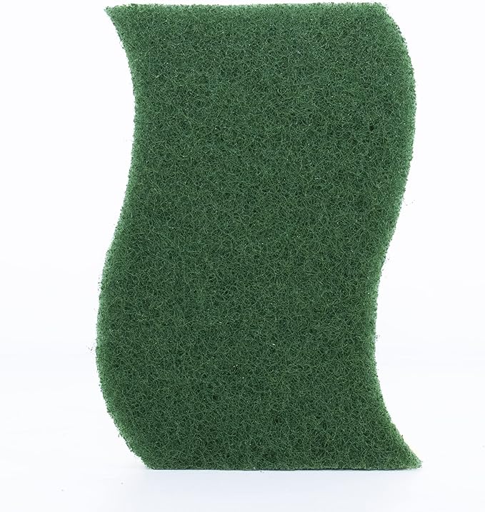 Pine-Sol Heavy Duty Scrub Sponges - Double Sided Dish Scrubber with Scouring Pad - Kitchen Essentials for Dishwashing and Cleaning Supplies, 6 Pack