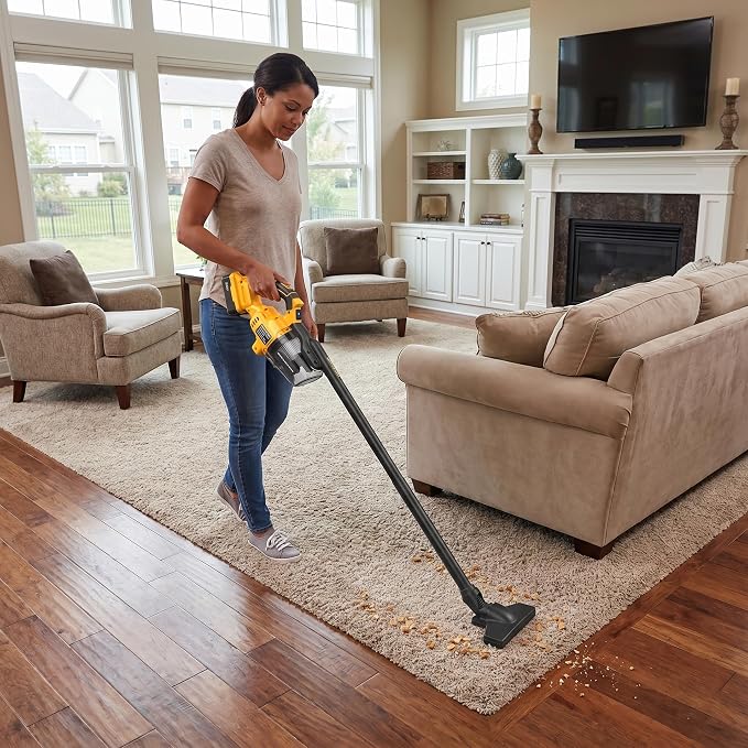 LITEKON Cordless Vacuum Compatible with ππ-πͺπππ§ 20V Max Battery (No Battery), Handheld Battery Powered Vacuum Cleaner for Wood Floor, Carpet, Car Cleaning, 125AW (Tool Only)