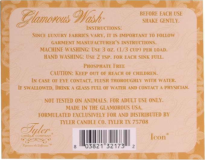 Tyler Candle Entitled Glamorous Wash 32 oz