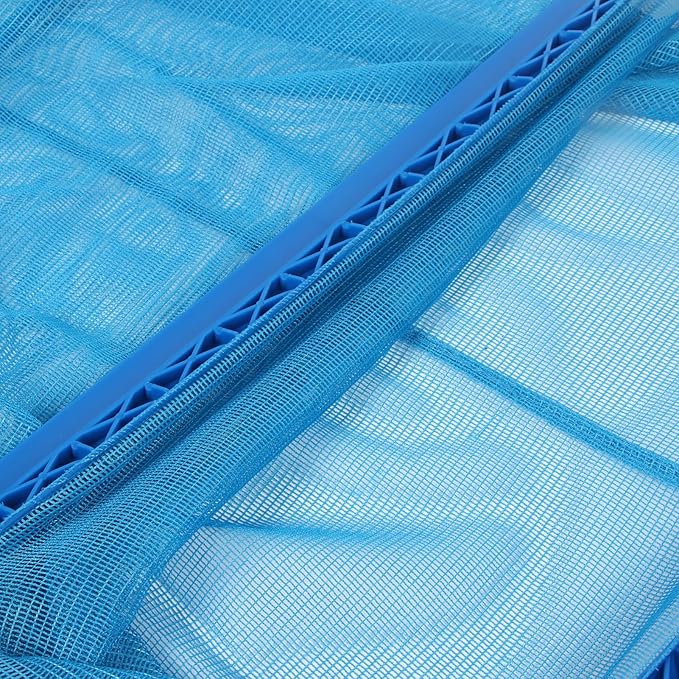 Swimming Pool Leaf Skimmer Net,Swimming Pool Telescopic Leaf Net Skimmer Rake,Efficient Pool Skimmer Net with Long Pole Fine Mesh Leaf Skimmer for Thorough of Swimming Pools, Hot
