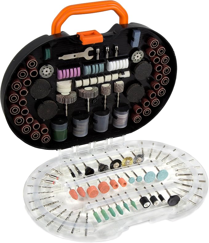 WEN 230327A 327-Piece Rotary Tool Accessory Kit with Carrying Case