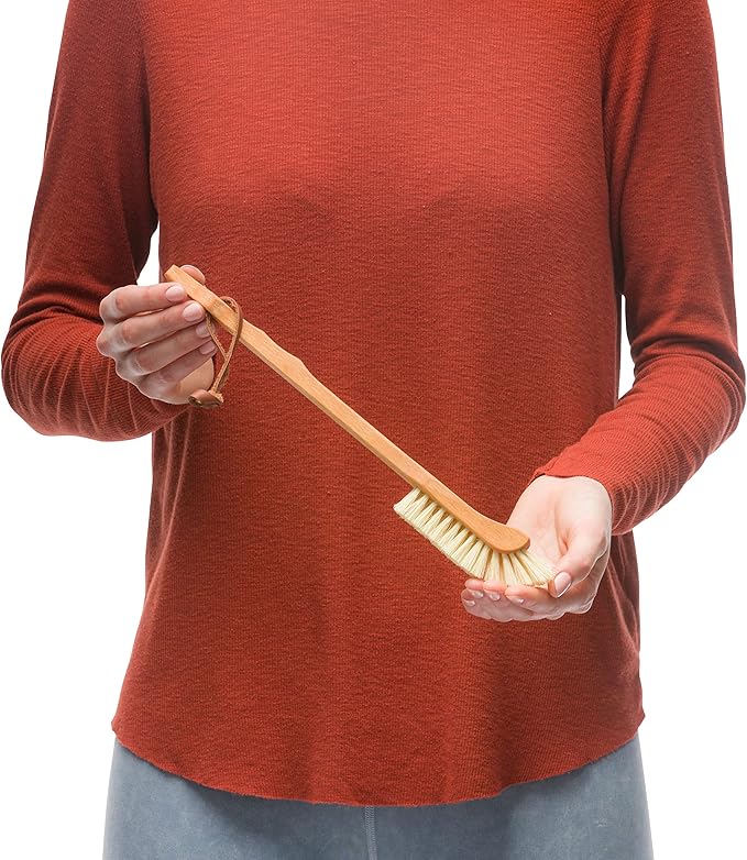 Redecker Ultra-Slim Drinking Bottle Brush with Beechwood Handle and Tampico Bristles, 12-Inches, Made in Germany