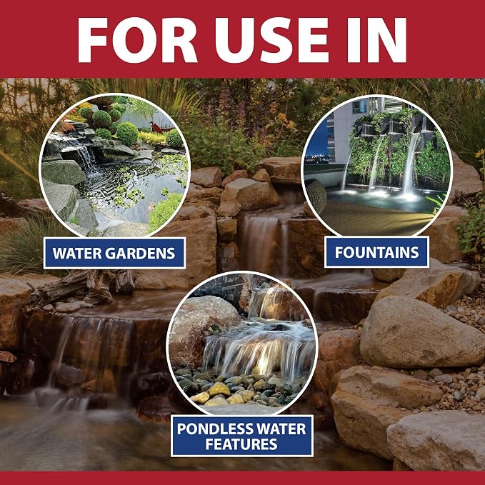 The Pond Guy InstaFix Algae Control, Outdoor Water Garden, Fountain & Birdbath Algae Solution, EPA Registered Liquid Algaecide, Control Green Water & String Algae, Bird, Fish & Pet Safe, 2.5 Gallon