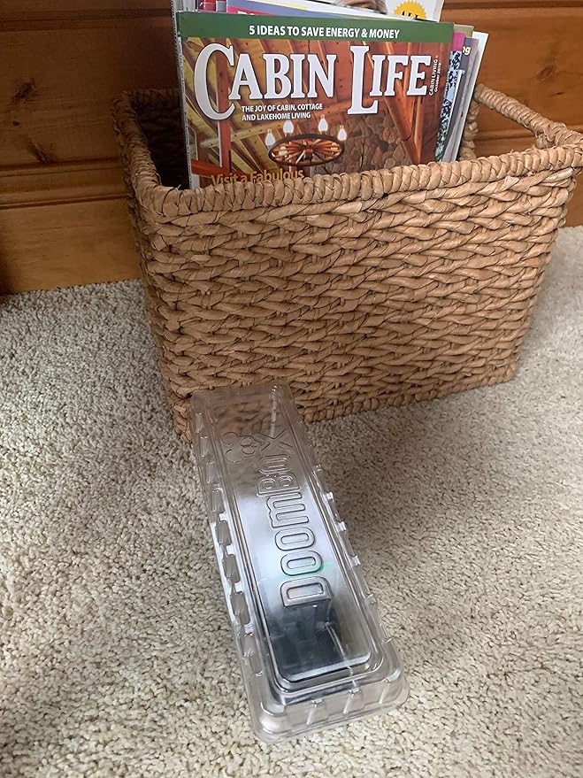 DoomBox™ Clear Enclosed Mouse Trap | Keeps the Mess with the Mouse | Patented Click-It™ Closure Technology | Safe for Kids & Pets | Certified Child Resistant | Made in USA (5) (Clear)