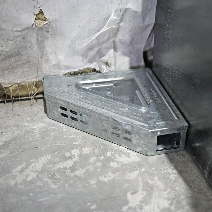 Southern Homewares Humane Multi-Catch Mouse Trap Repeater Corner Unit - Catch and Release Reusable Safe Design (Pack of 2)
