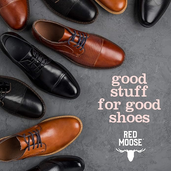 RED MOOSE Boots and Shoe Cream - Shoe Polish Kit for Leather - Shoes Shine - Made in the USA