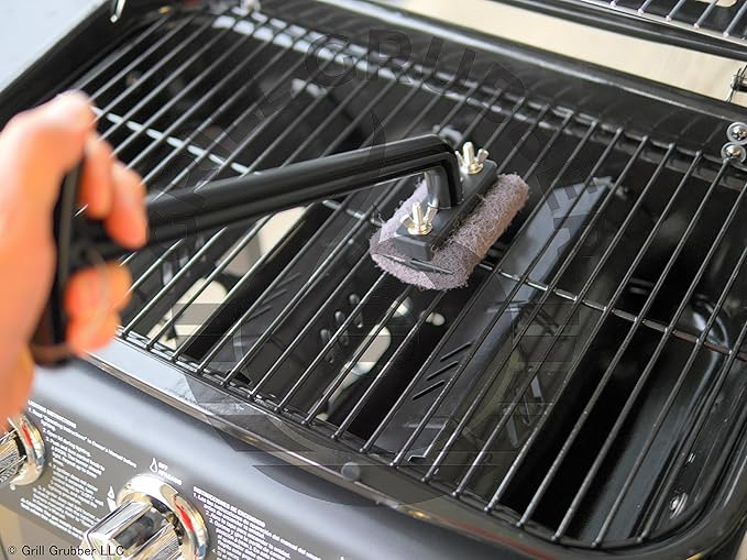 BBQ Cleaning Brush Safe for People, Bristle-Free - NO Bristles That can Stick to Your Food, Made in USA!