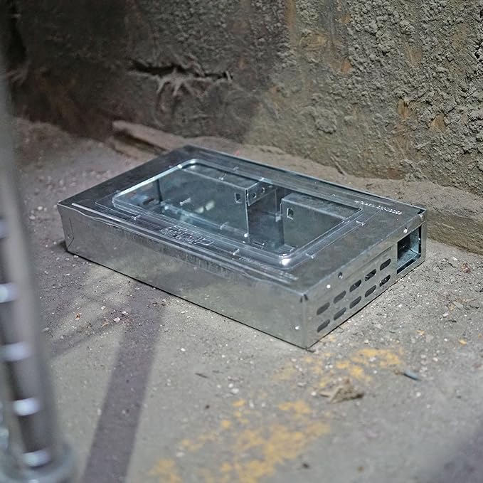Humane Multi-Catch Mouse Trap with Clear Top – Reusable, Effective Rodent Control Solution – Safe, No-Kill Repeater Mouse Trap for Home & Office