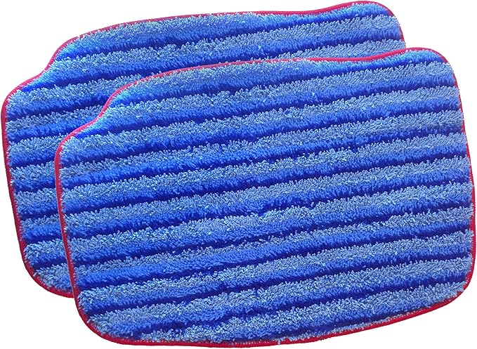 McCulloch MC1375 Canister Steam Cleaner with 20 Accessories & A1230-005 Nylon Utility Brush (5 Pack) & A1375-101 Replacement Scrubbing Microfiber Mop Pad for MC1375, MC1385, 2-Pack