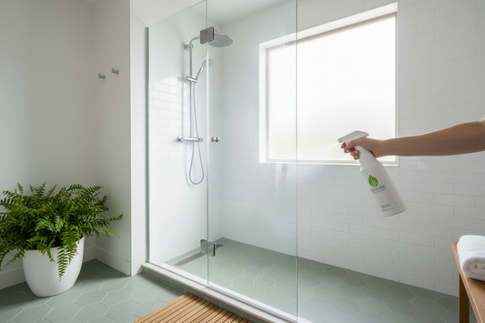 Removing Hard Water Stains from Showers