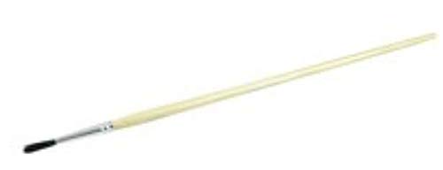 Weiler 41004 1/8" Marking Brush, Black Bristle, 3/4" Trim Length, Long Handle (Pack of 12)