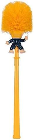 Toilet Brush Funny Cleaner Scrubber Toilet Bowl Brush with Holder,Gag Gifts Doll for Bathroom Decor Deep Cleaning Make Your Toilet Great Again