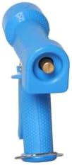 Heavy Duty Garden Hose Nozzle, Industrial Spray Gun, Blue, Ergonomic Grip Handle