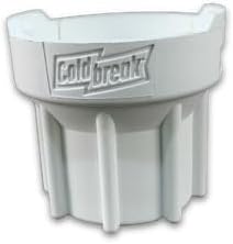 Coldbreak Beer Coupler Cleaning Cap - Bar Supplies and Beer Accessories - Ideal for Bartenders, Bar Owners, Professional and Home Brewers - Compatible with Sankey D and Euro (S), White