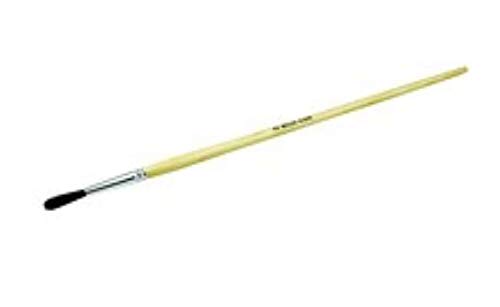 Weiler 41005 5/32" Marking Brush, Black Bristle, 15/16" Trim Length, Long Handle (Pack of 12)