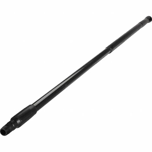 Vikan Color Coded Handle, Fibrglass, Black, 59 in 29389-1 Each