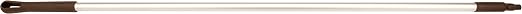 SPARTA Aluminum Broom and Mop Handle Replacement with Acme Threaded Tip for Environments with Harsh Cleaning Agents, Aluminum, 62 Inches, Brown