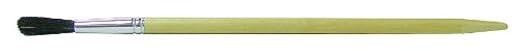 Weiler 41009 9/32" Marking Brush, Black Bristle, 1-3/8" Trim Length, Long Handle (Pack of 12)