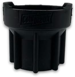 Coldbreak Beer Coupler Cleaning Cap - Bar Supplies and Beer Accessories - Ideal for Bartenders, Bar Owners, Professional and Home Brewers - Compatible with Sankey D and Euro (S), Black