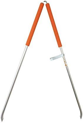 ArcMate Waterway Litter Picker Grabber Tool – Adjustable 24"–33" Reach, Tweezer-Style Pick Up Tongs for Trash Cleanup, River, Lake & Shoreline Use, Lightweight, Orange (15080)