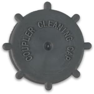 Coldbreak Beer Coupler Cleaning Cap - Bar Supplies and Beer Accessories - Ideal for Bartenders, Bar Owners, Professional and Home Brewers - Compatible with Sankey D and Euro (S), Grey